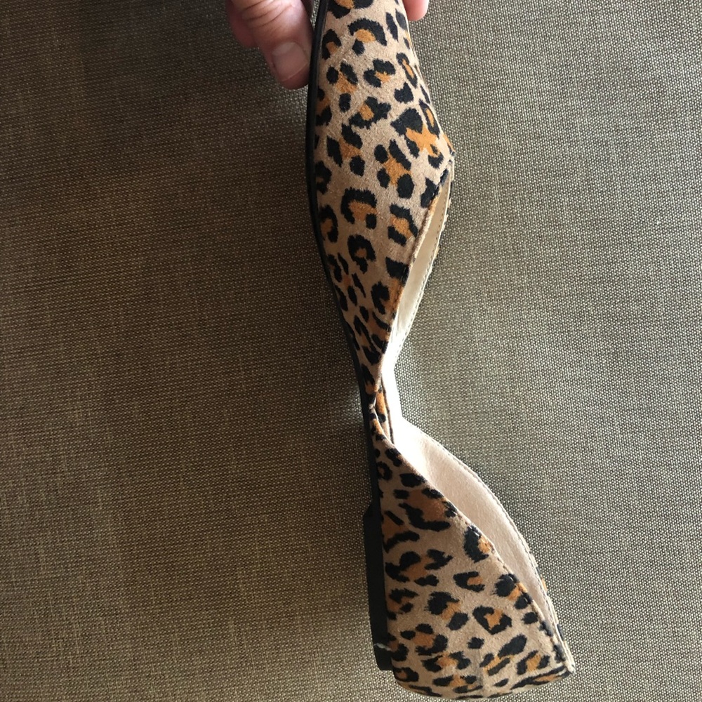 D’Orsay Leopard Print Flat